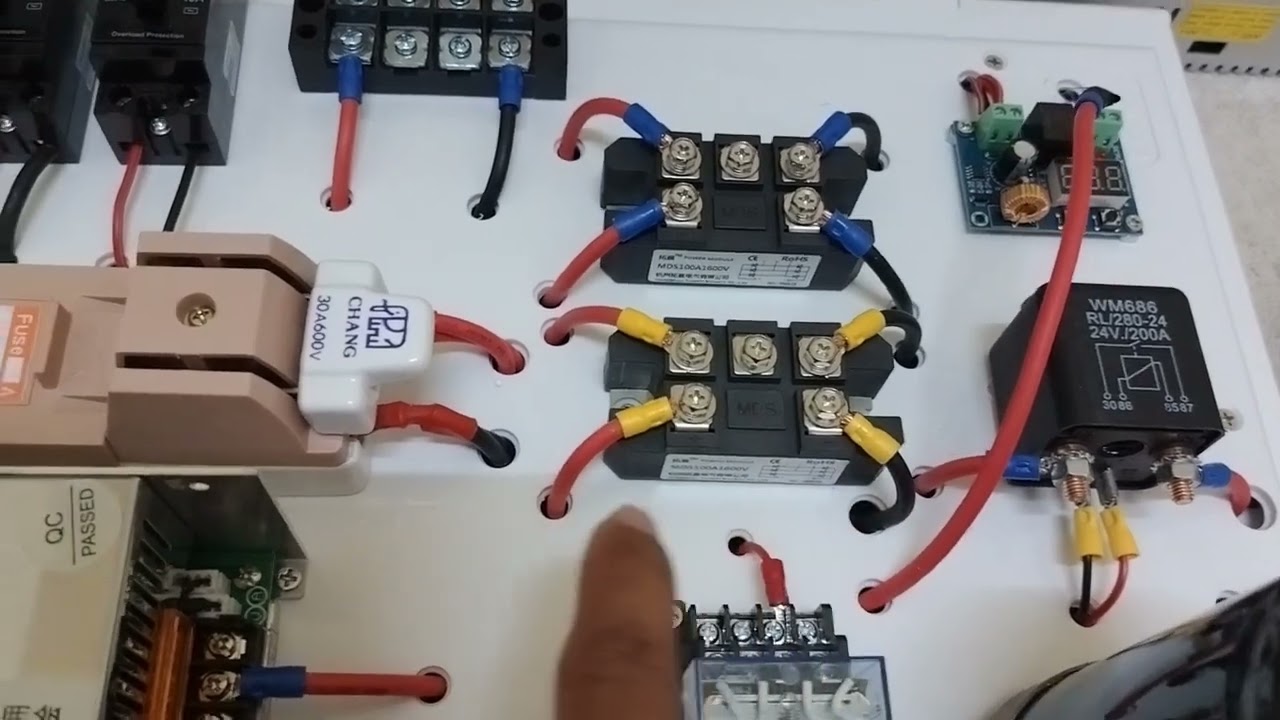 ประกอบชุดระบบไฮโวล+กริดกู HVDC+AC 220V