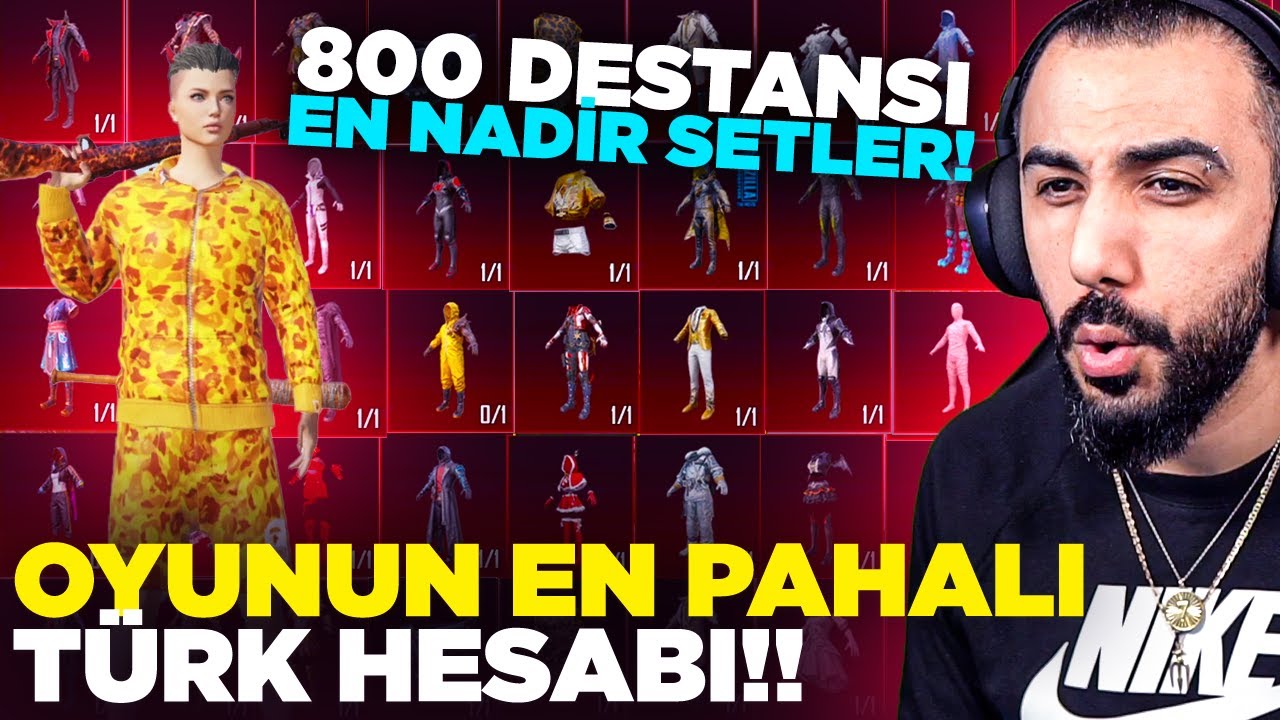 30.000.000 UC BASILAN OYUNUN EN PAHALI TÜRK HESABI!! 😮 KİMSEDE OLMAYAN NADİR SETLER!! | PUBG MOBILE