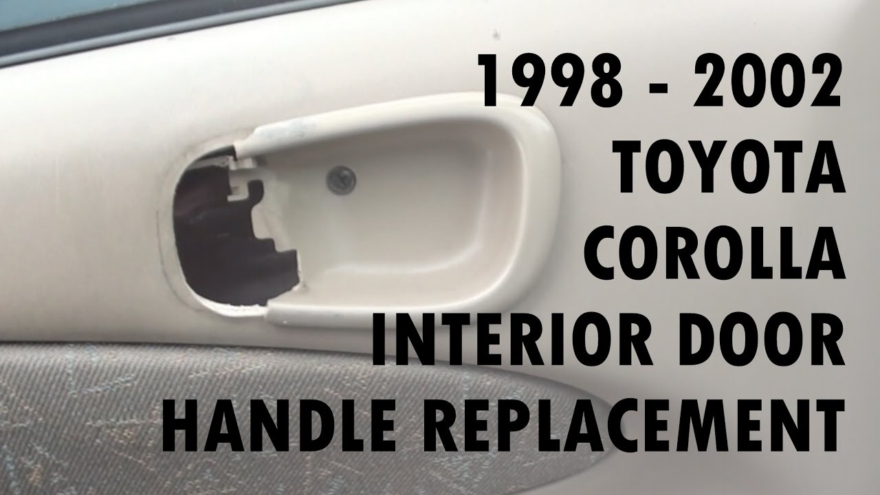 Замена дверной ручки Toyota Corolla 1998–2002 гг.