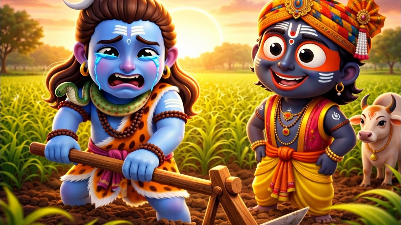 जगन्नाथ जी ने भोलेनाथ से करवाई खेती | Mythological Animated Story Shudh Vaani 