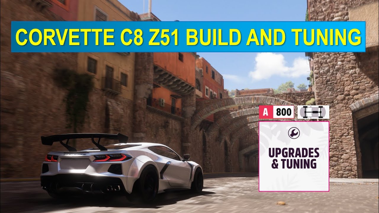 Forza Horizon 5 | Corvette C8 z51 Build and Tuning + Hotlap