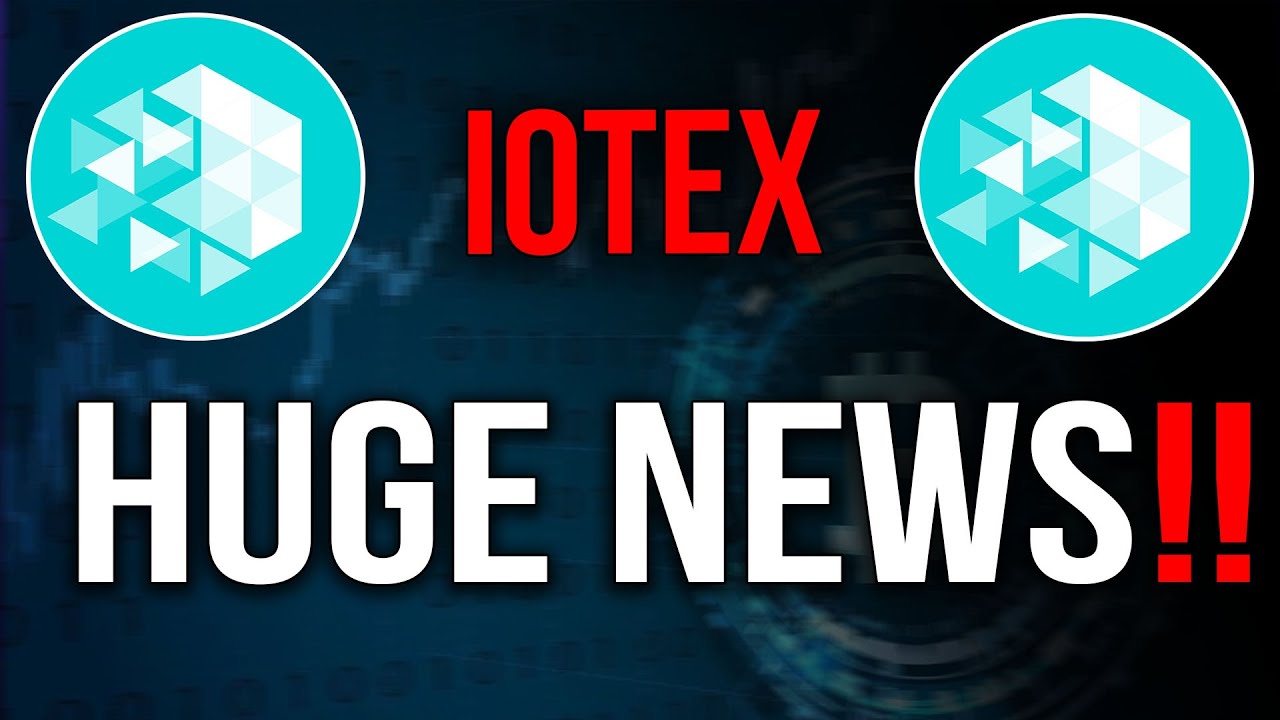 IOTEX A FLASH PUMP IS COMING HERE IS WHY?? - IOTEX Price Prediction - What is IOTEX?