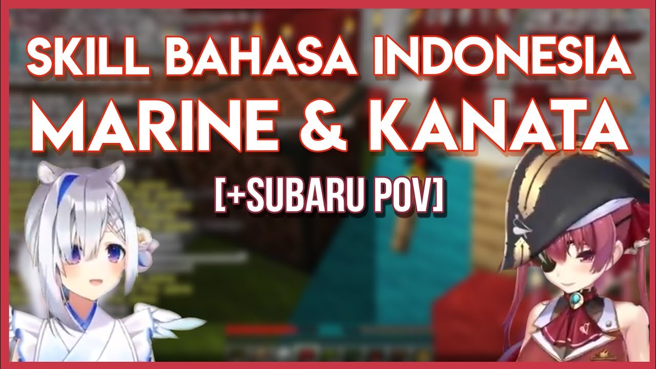 【Vtuber Sub Indo】Kanata dan Marine Chattan Bahasa Indonesia Bareng Moona dan Reine + Subaru POV