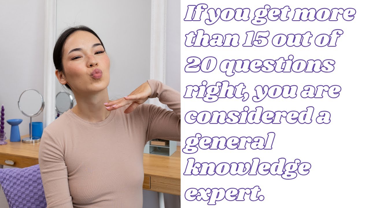 This is the hardest quiz I've ever taken - If you get more than 15 out of 20 questions right,