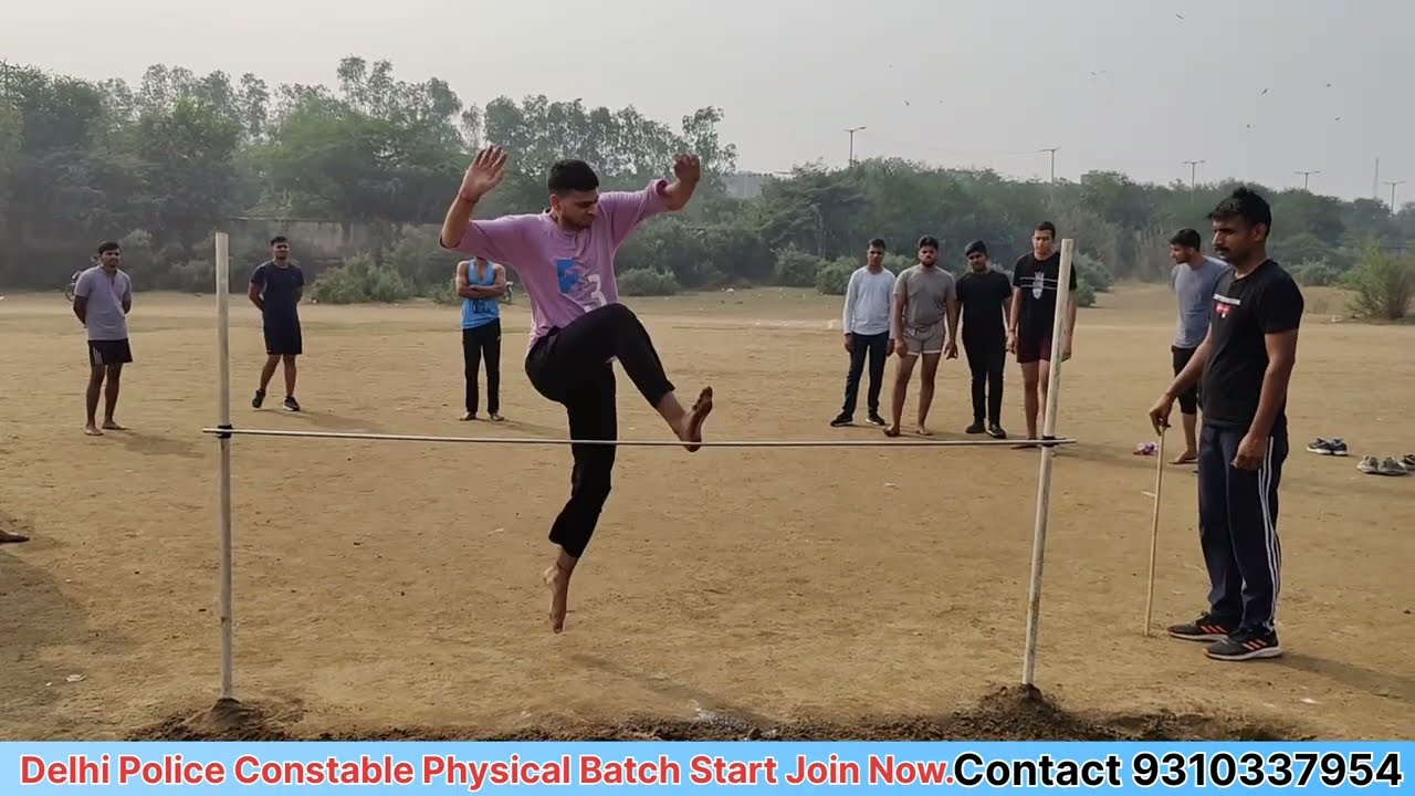 Delhi Police Constable High Jump || कैसे करना है ध्यान रखना | Delhi Police High jump Practice..