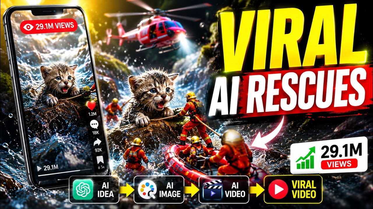 How To Make Viral AI Mini Rescue Videos (Full Tutorial)