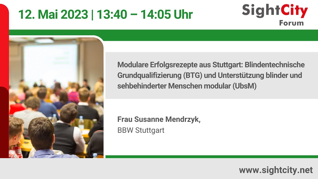 SightCity Forum 2023: Modulare Erfolgskonzepte aus Stuttgart (12.05.23)
