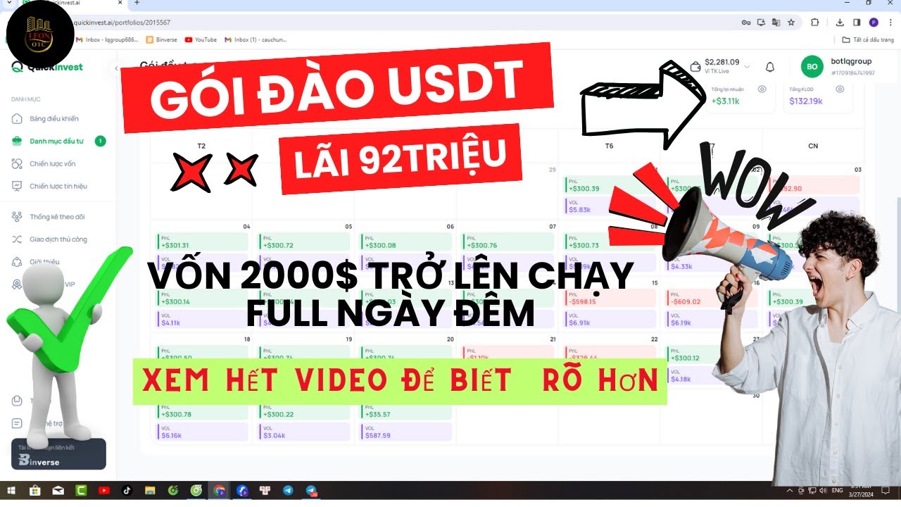 Kiếm 90Tr tr&ecirc;n s&agrave;n binverse nhờ c&ocirc;ng cụ b&oacute;t quickinvest n&agrave;y | kiếm tiền online