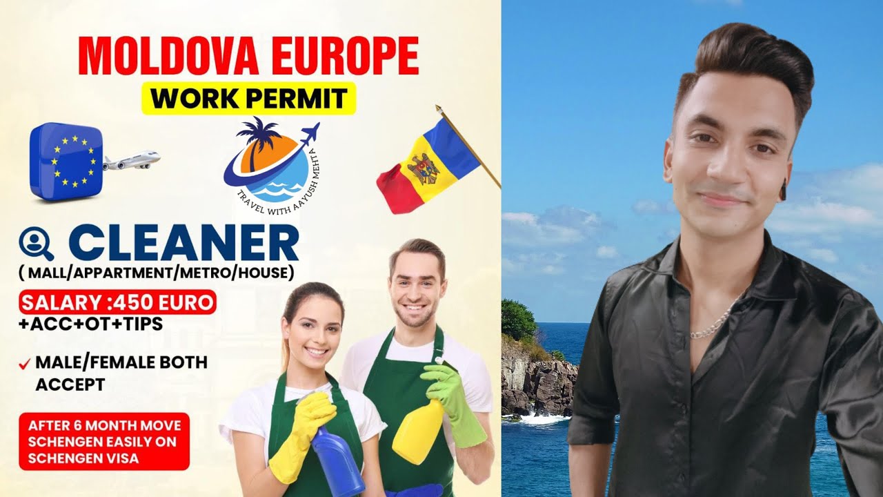 Moldova 🇦🇩 Work Visa 2025 | Salary 8 Lakh Annually | Moldova Europe 🇪🇺 Work Permit | Jobs in Moldova