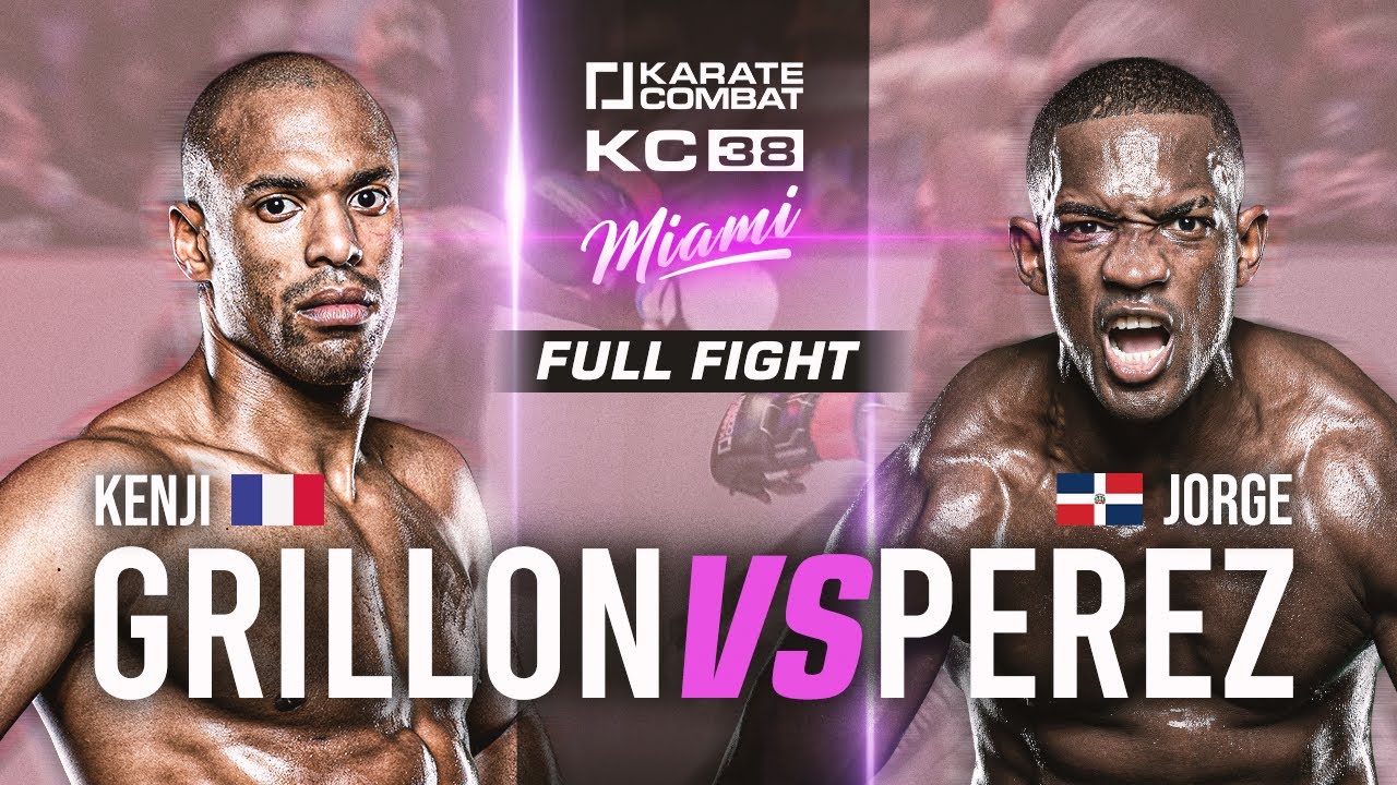FULL FIGHT: Kenji Grillon vs Jorge Perez | Karate Combat 38
