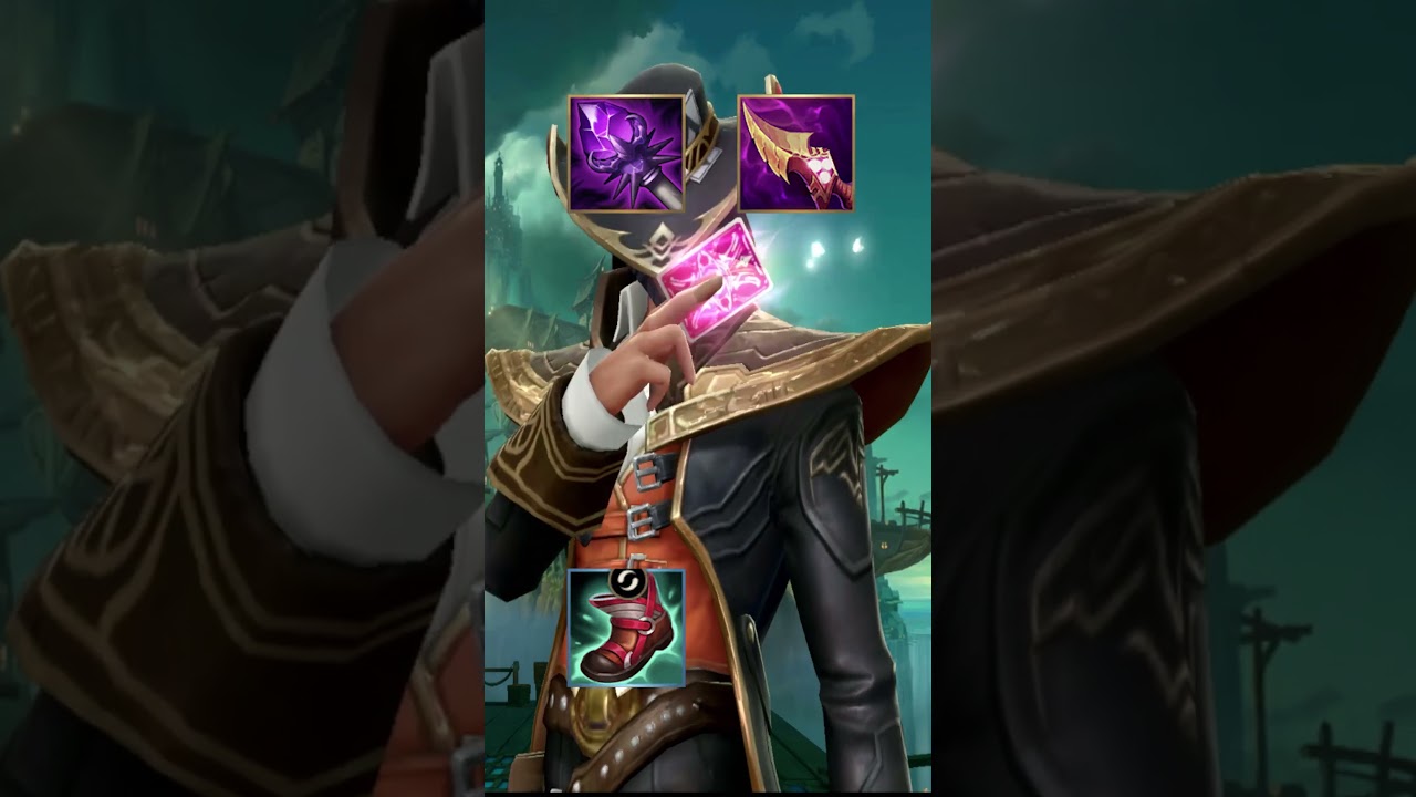 HOT BUILD TWISTED FATE | TOP 1 TF SERVER CHINA 🎲 | MID | PARCHE 4.0C! #shorts