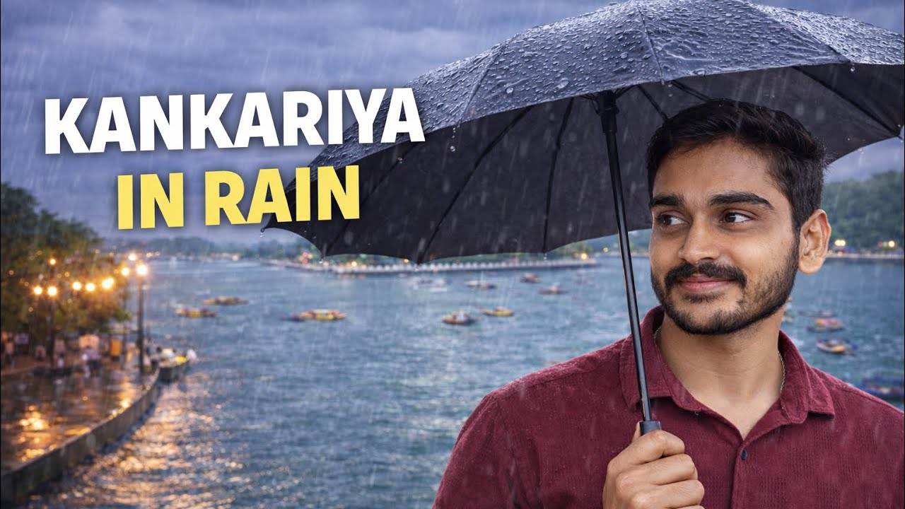Unforgettable Rainy Day Vibes at Kankariya Lake ☔ | Laughter, Cracks & Pure Fun!