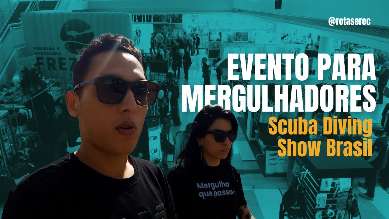 Primeira vez em um evento de mergulho - Scuba Diving Show Brasil
