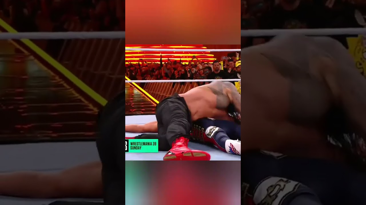 roman reigns pins cody Rhodes🔥🔥