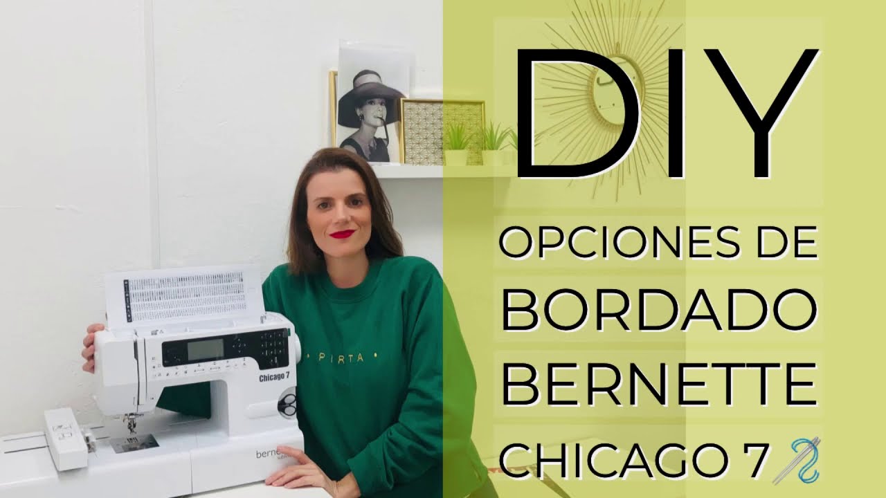 Funciones en programa de bordado Bernette Chicago 7 -Descarga De Fuentes y picaje