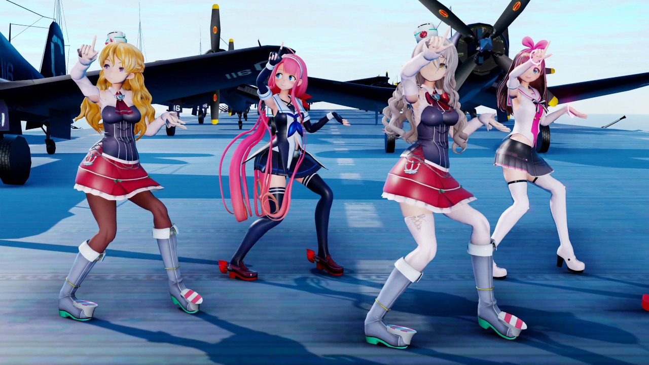 [MMD 4K] 17136 Kantai Collection Girls NoBody[DL][2160P,60FPS][RAY MMD 1.3.1](艦娘+A.I)