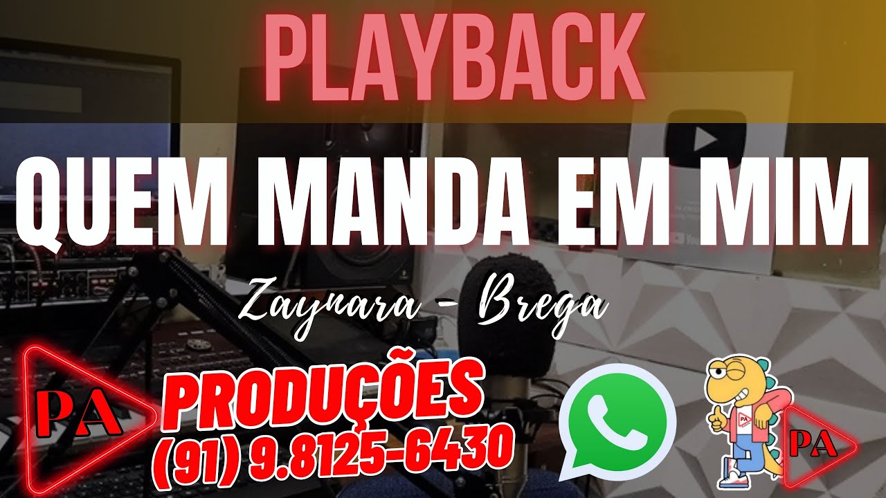 Playback - Quem Manda Em Mim (Brega) Zaynara