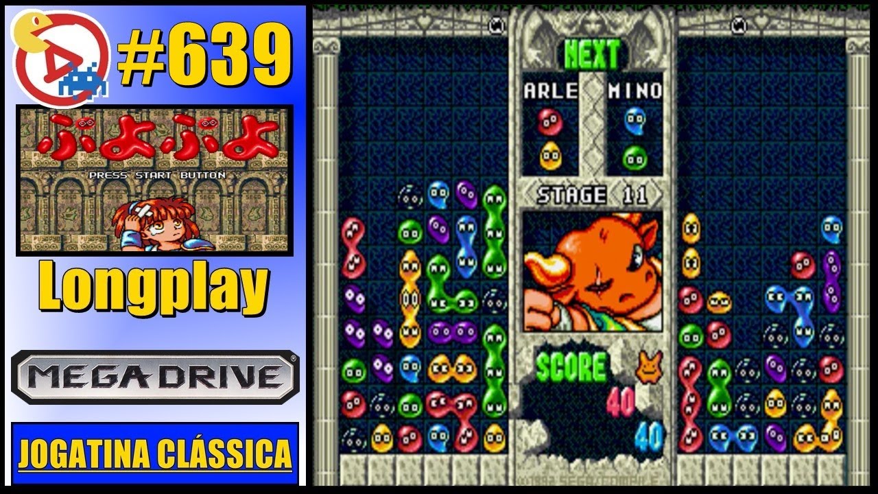 Mega Drive Longplay Puyo Puyo