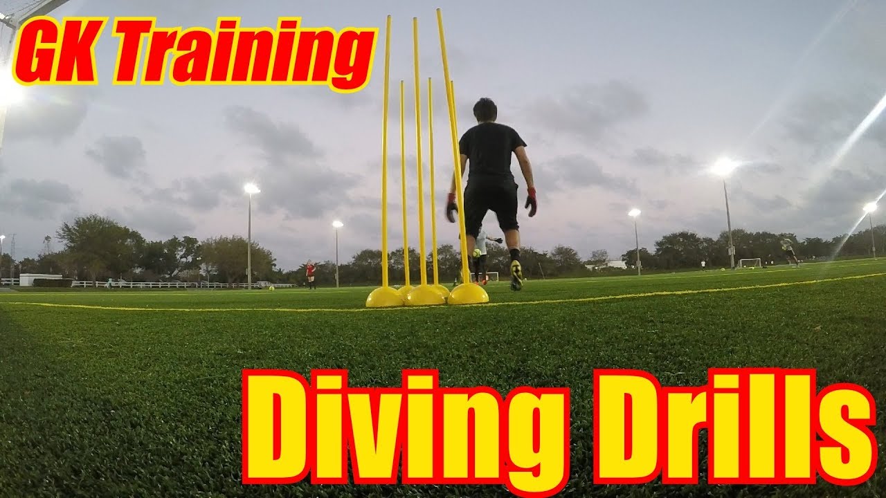 Goalkeeper Training: Simple Diving Drills