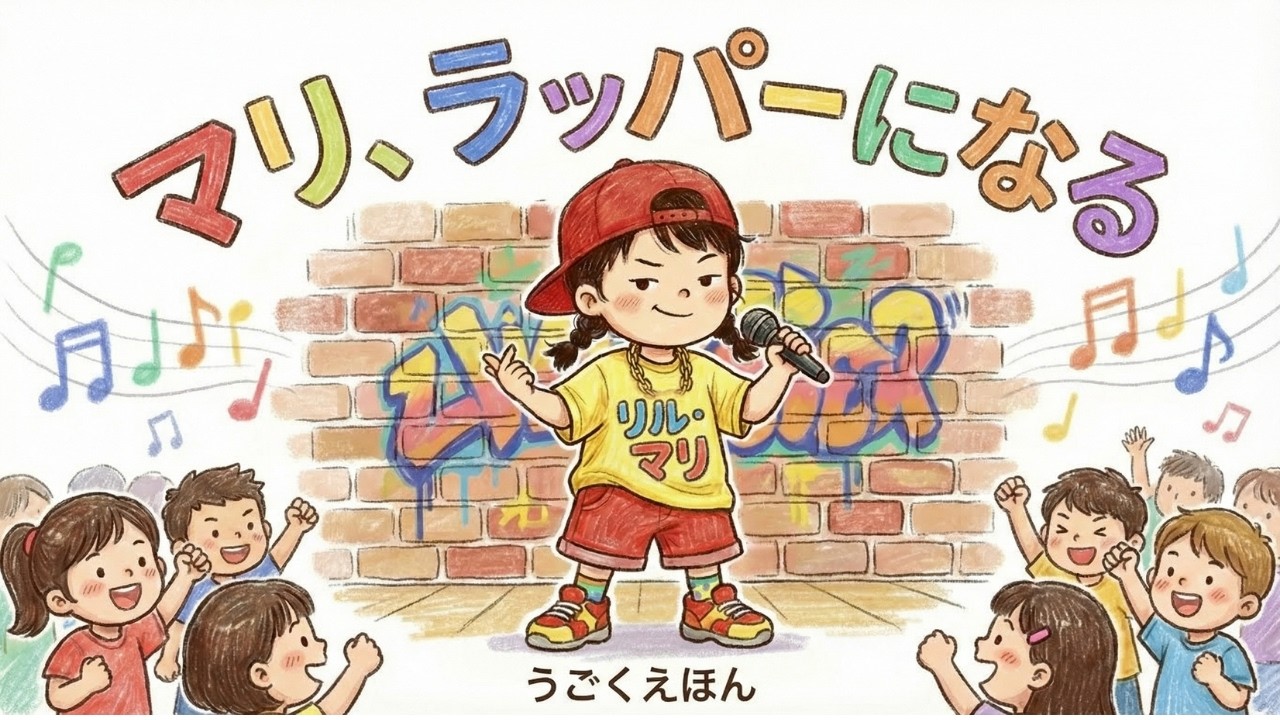 【知育アニメ】まり ラッパーになる！韻を踏んでリズム遊び♪【読み聞かせ】