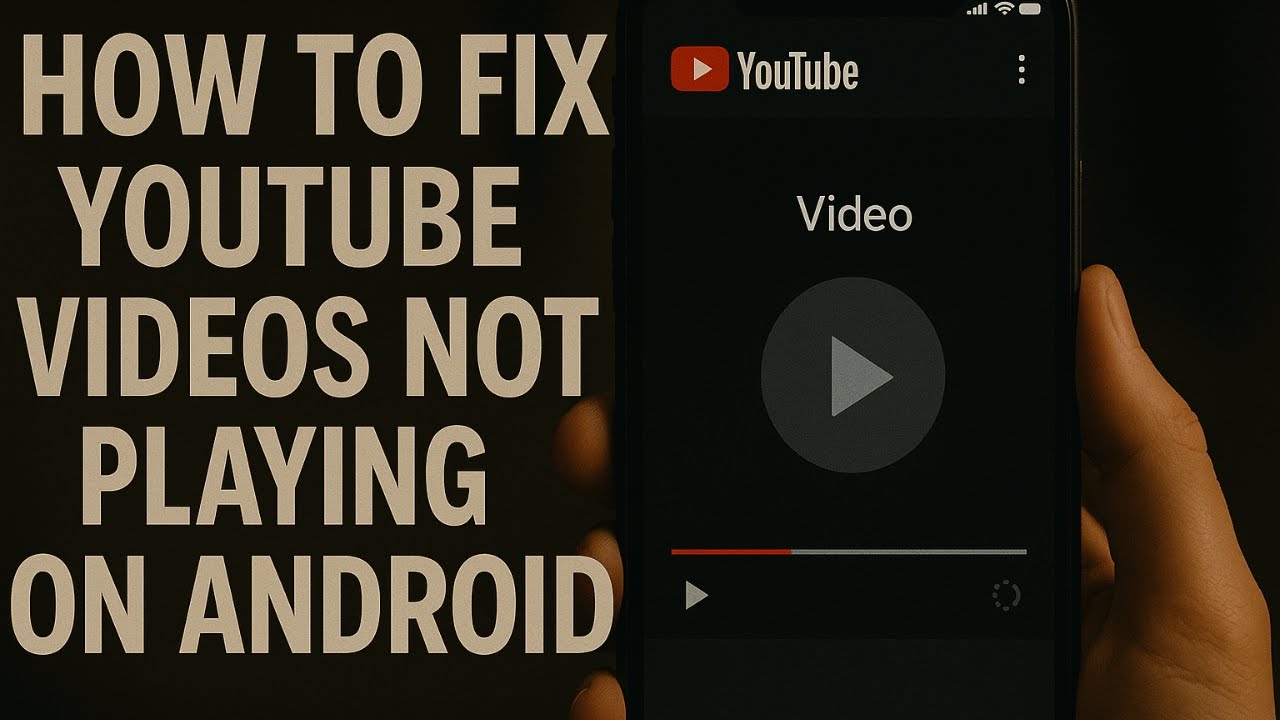 How to Fix YouTube Videos Not Playing on Android