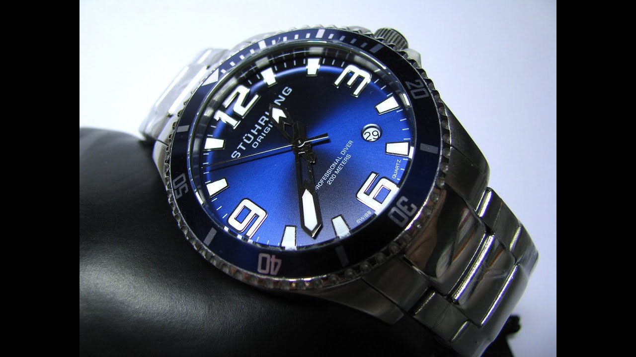 Stuhrling Original Men's 395 33U16 Aquadiver Regatta Dive Watch