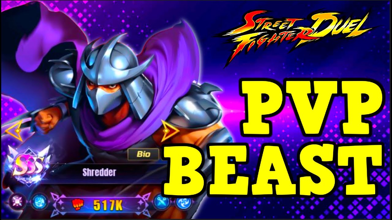 Shredder Full Breakdown & Showcase - Street Fighter: Duel