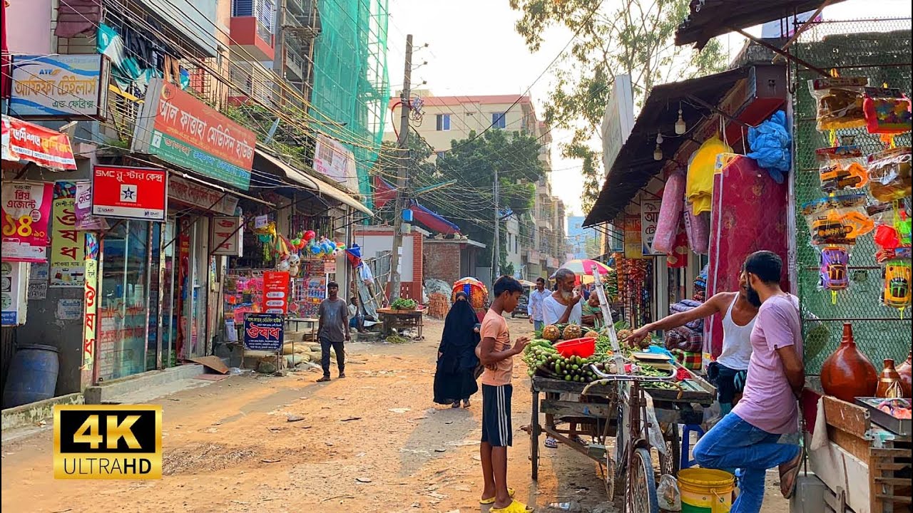 Basumati Bazar Vatara 4K walking Tour 2023 || Dhaka, Bangladesh
