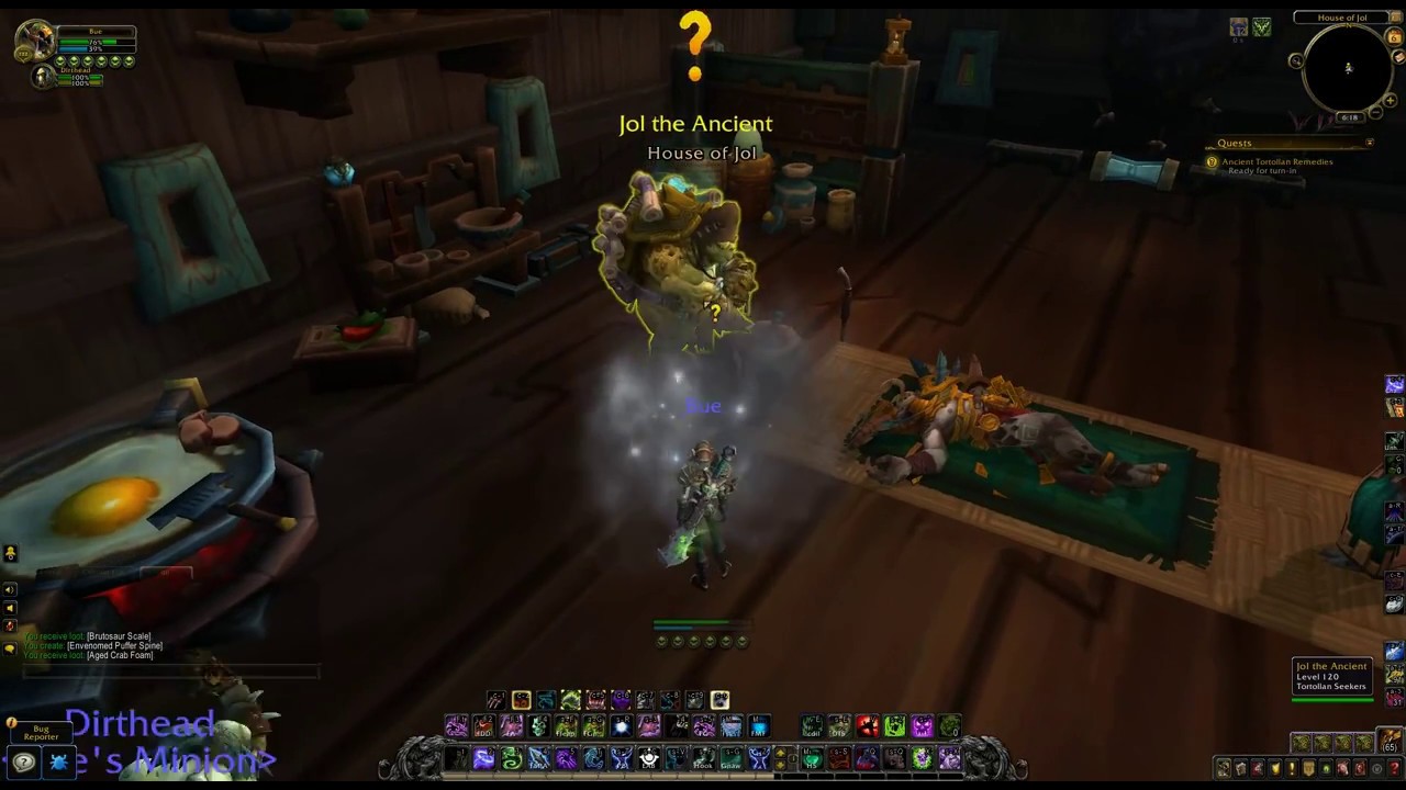 WoW quest - Ancient Tortollan Remedies