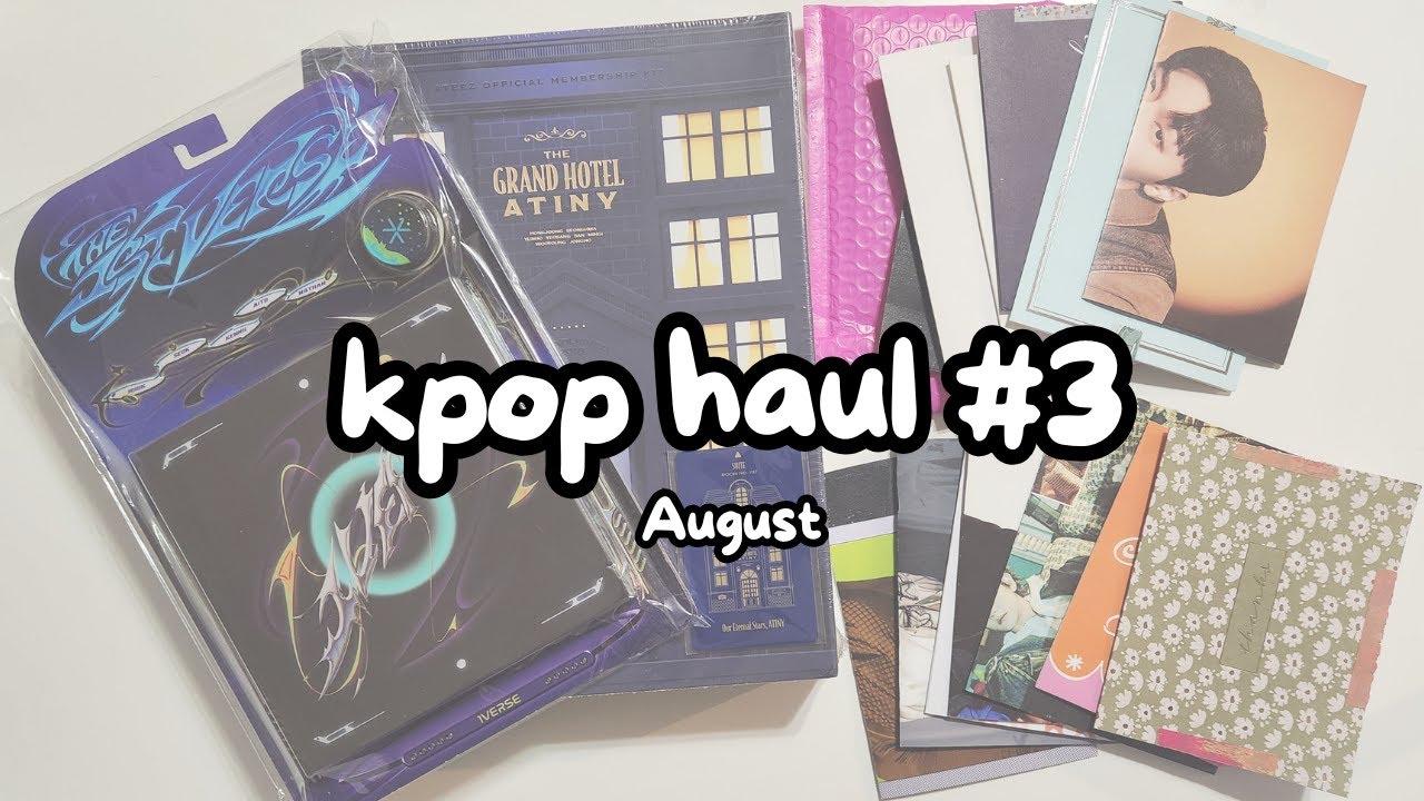 Kpop haul #3 ✿ 1verse album unboxing, ateez, skz