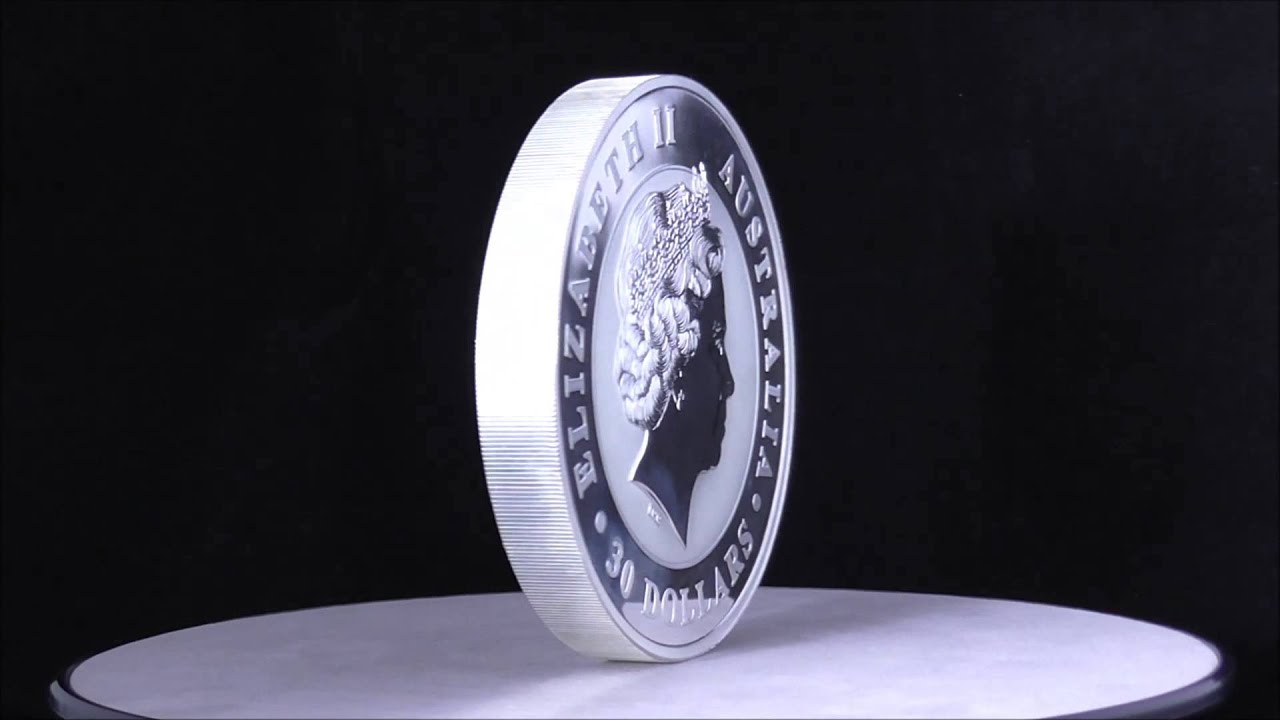 Australian 1 kg Silver Kookaburra Coin 999.0