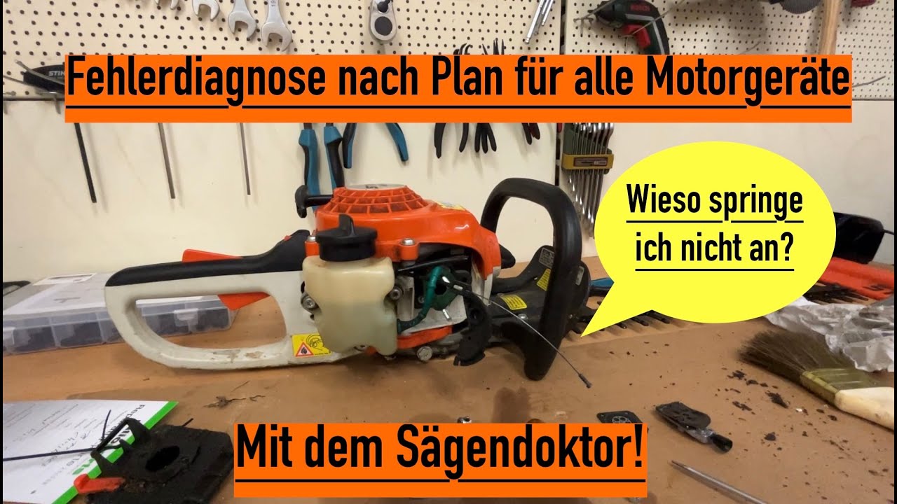 STIHL Fehlersuche Diagnoseleitfaden alle Typen #stihl #kettensäge #motorsäge #husqvarna #sägendoktor
