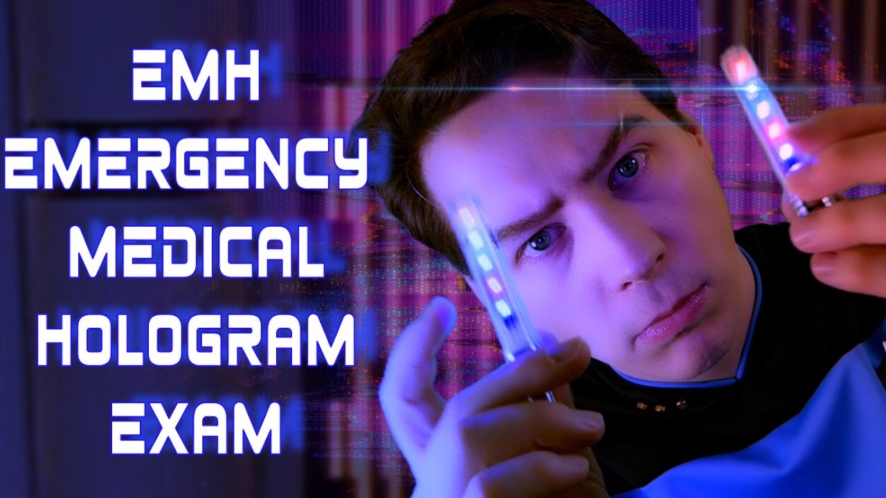Медицинский осмотр ASMR в стиле научной фантастики Star Trek 🚀 Ролевая игра с голограммой неотлож...