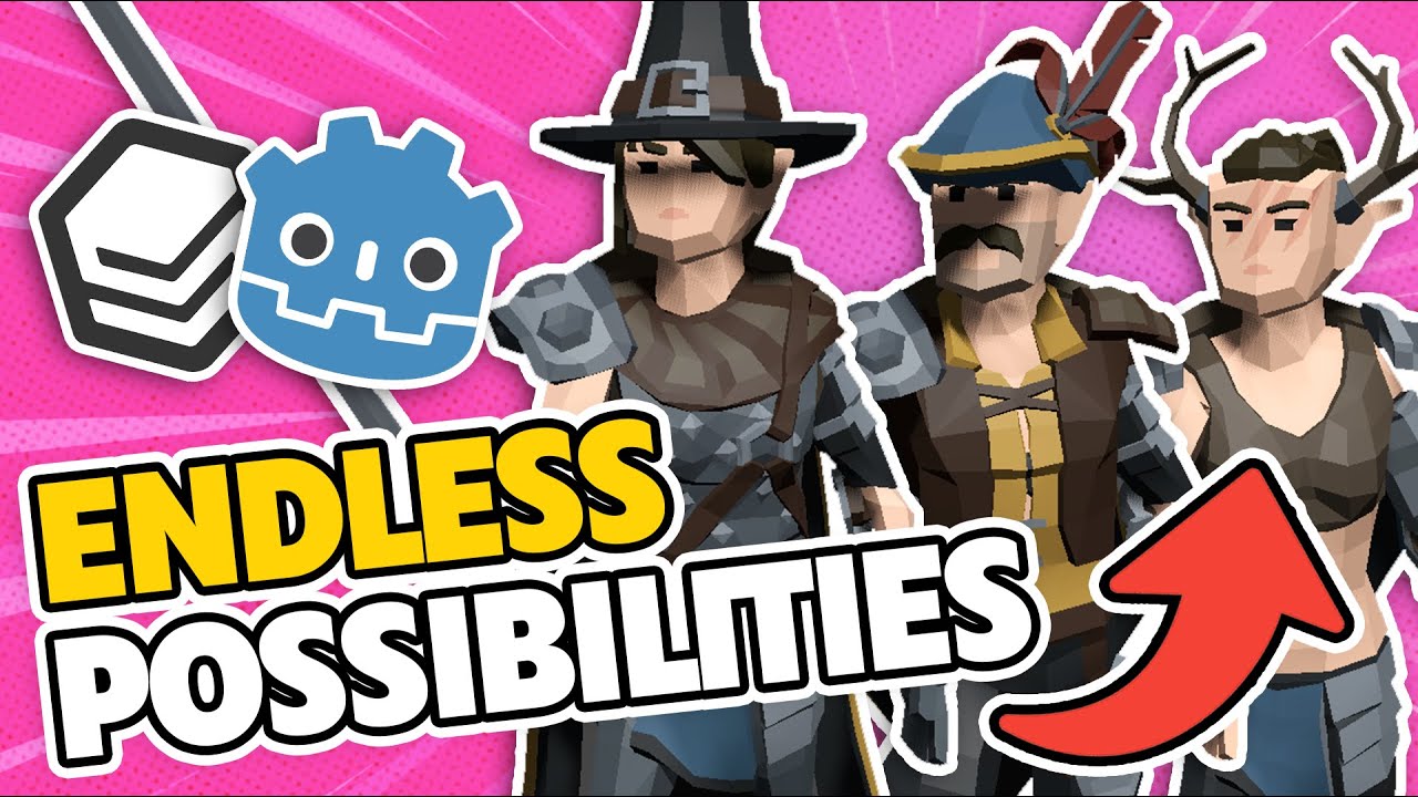 Importing Synty Modular Fantasy Heroes into Godot 4