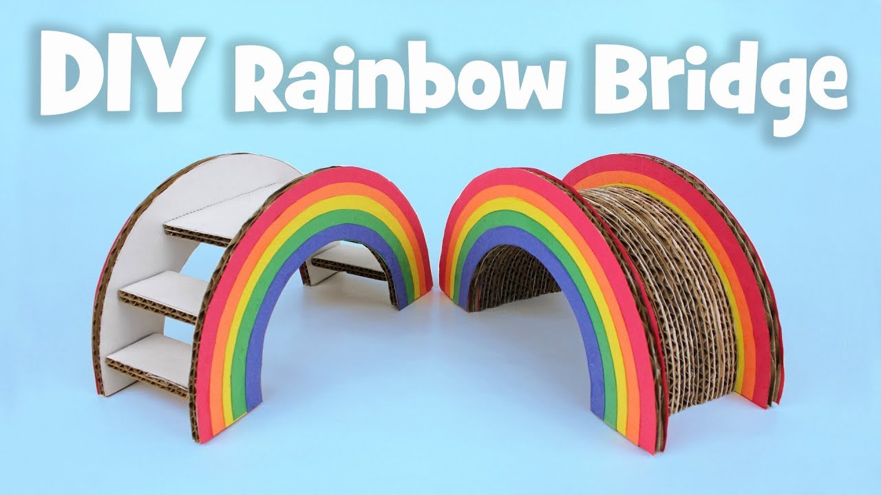 DIY Rainbow Bridge for Hamsters by Hammy Time
