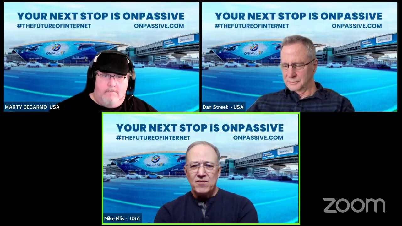 #ONPASSIVE-   ONPASSIVE NATION  MARTY MIKE AND DAN