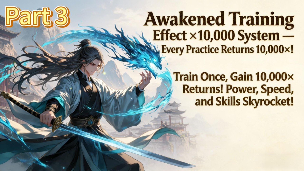 Part 3:Awakened Training Effect ×10,000 System — Every Practice Returns 10,000×!#system