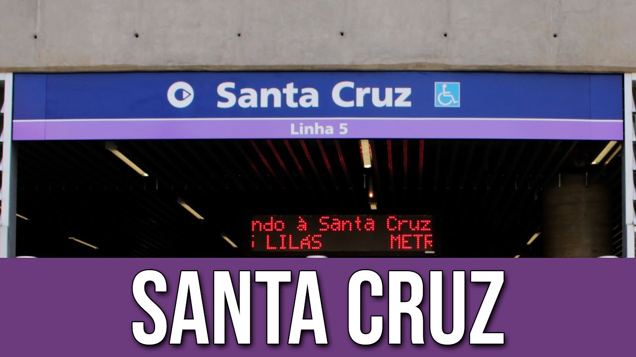 Nova Estação Santa Cruz da Linha 5 - Lilás - Eu Fui Conferir #94