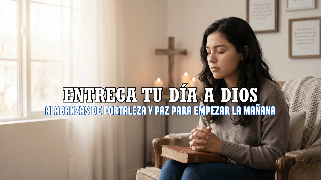 ENTREGA TU DÍA A DIOS: Alabanzas de Fortaleza y Paz para empezar la Mañana