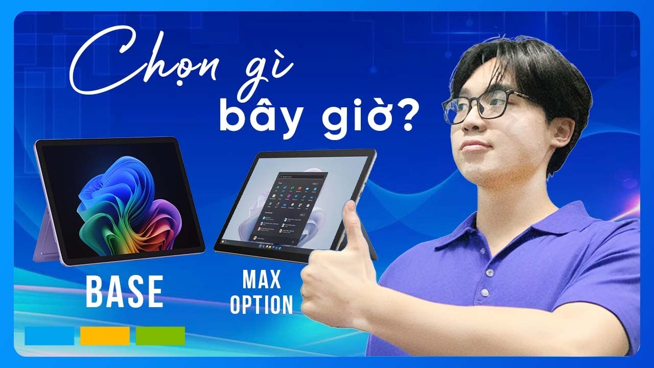 Surface Pro 12 inch bản base vs Surface Go 4 bản Max Option - Nên mua máy nào để học tập, làm việc?
