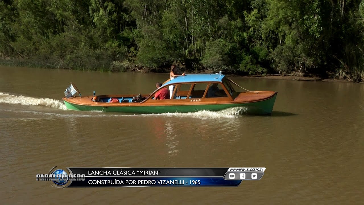 PARALELO CERO Lancha Clasica Mirian