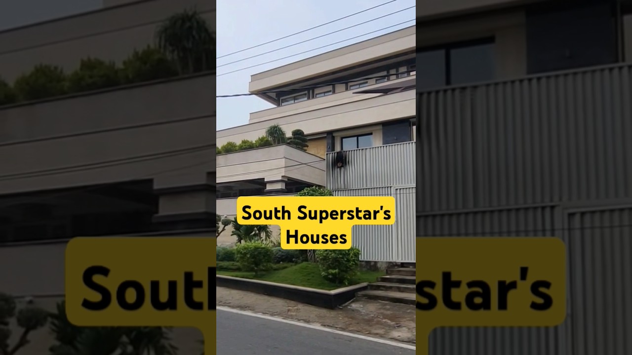 Jubilee hills Hyderabad South Actors Houses #youtubeshorts #minitravelvlog #southsuperstars #travel