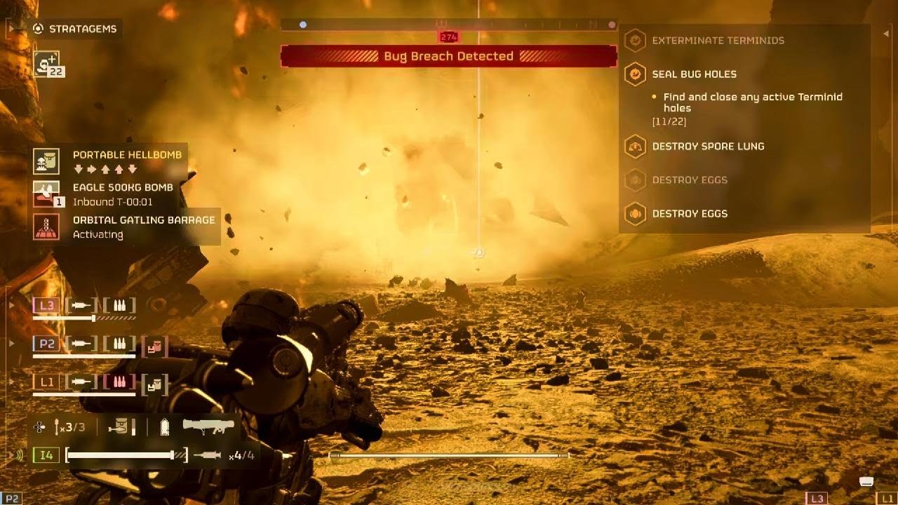 HELLDIVERS 2 Face to face with the Hive lord