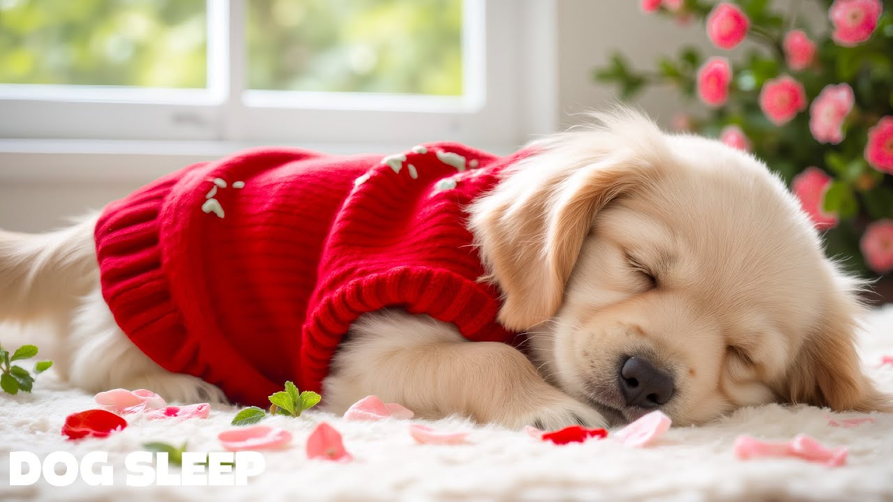12 HOURS Dog Calming Music for Sleep 🐶🌸 Anti Separation Anxiety & Stress Relief 🎶 No Ads
