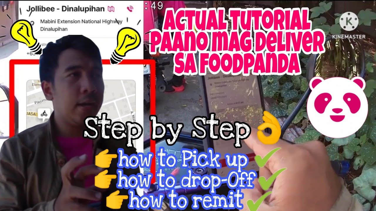 FOODPANDA: Step by Step Tutorial | Actual Delivery | Pick up,DropOff,Remit