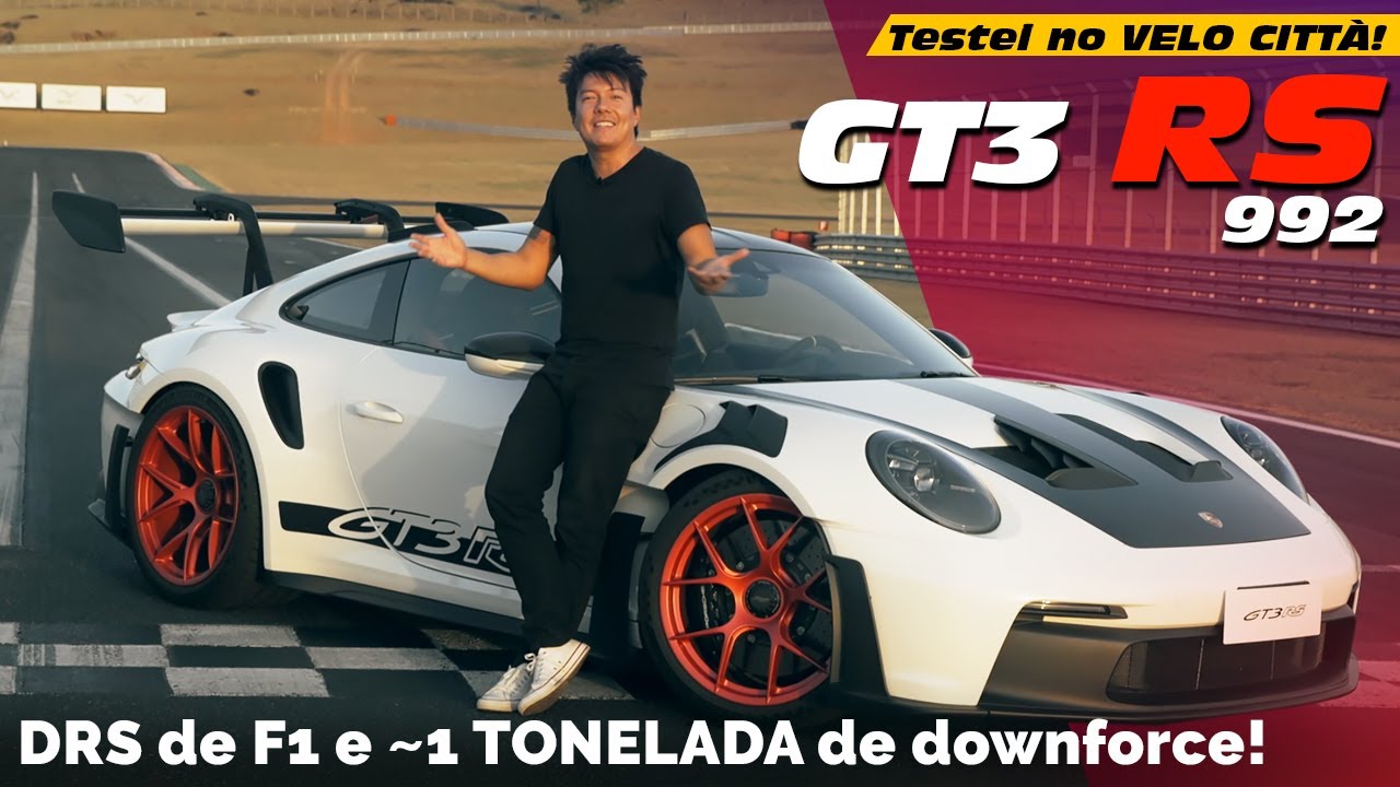 ACELEREI o Porsche 911 GT3 RS 992 no Velo Città – um MONSTRO a 9.000 rpm!