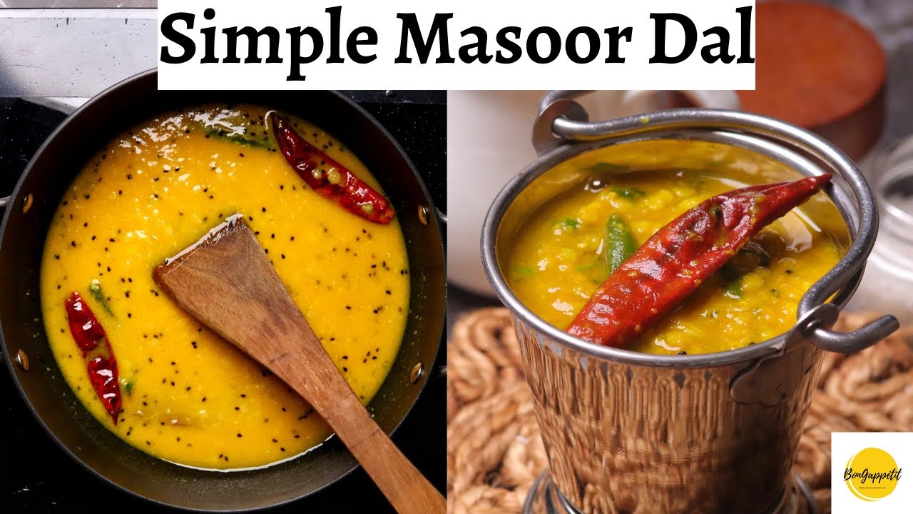 Simple Masoor Dal | No Onion-No Garlic Healthy Masoor Dal Recipe