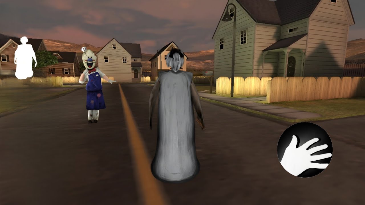 Playing As Granny in ice cream mod 