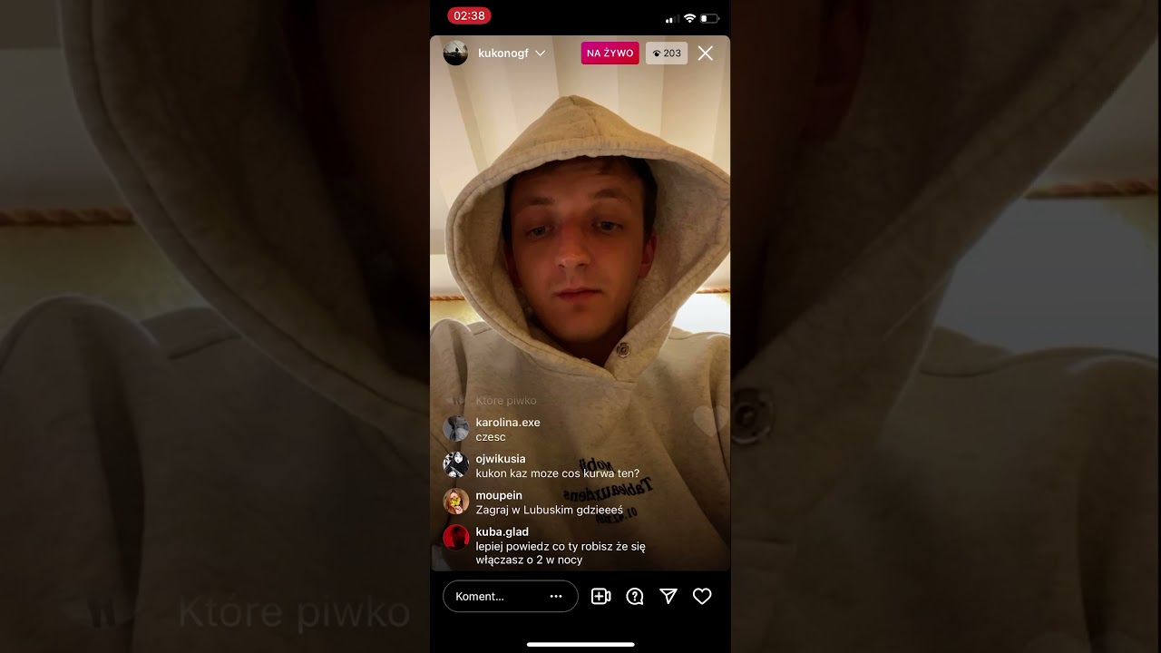 live kukon z włoch