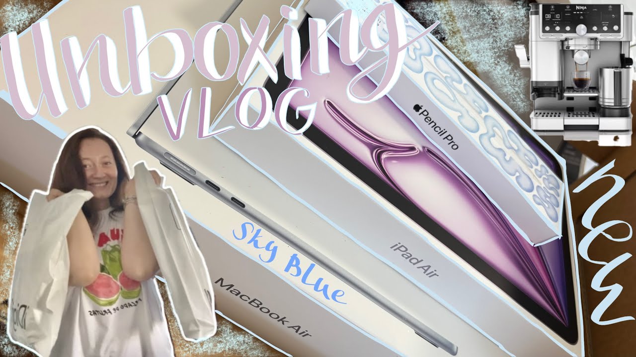 VLOG ✨ МЕГА РАСПАКОВКА MacBook Air M4, iPad Air M3 и кофемашина NINJA